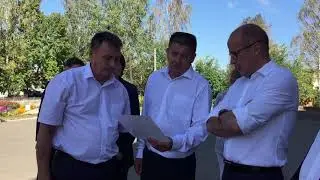 Визит главы УР и министра образования