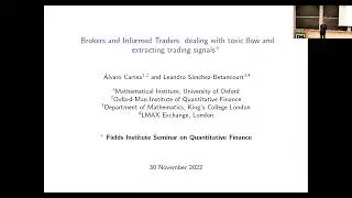 Internalise or Externalise: Brokers and Informed Trading
