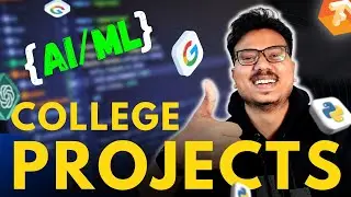 College AI/ML Project Ideas 2023 | AI Coding Projects Ideas For Final Year Students | ChatGPT Ideas