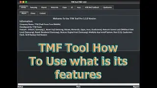 TFM Tool V2.0.2 | Oppo A3s A5 A7 A83 F9 | Realme 1/2 Pro | Pattern Unlock Tool 2020