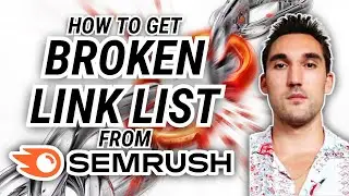 How to Get a List of Broken Links From Semrush
