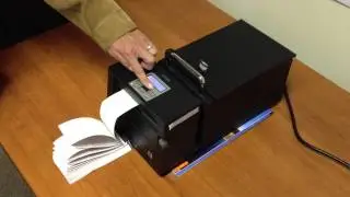 Ticket printer feed test