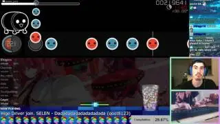 osu! Taiko - Hige Driver join. SELEN - Dadadadadadadadadada [Oni] + HR
