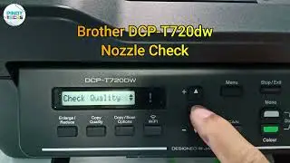 Brother DCP-T720dw Nozzle Check #shorts #shortsfeed #shortsvideo #pinoytechs