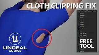 Unreal Engine 5.6 - Metahuman Cloth Clipping Fix. +FREE TOOL - Tutorial