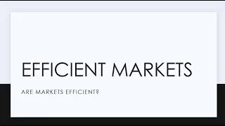 Efficient markets and corporate fraud