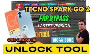 Tecno Spark Go 2 Latest Version ( KM4 ) Frp Bypass Unlock Tool