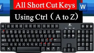 KEYBOARD SHORTCUTS A TO Z  USING CTRL (URDU / HINDI)