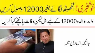 Ehsaas Program New Update | انگوٹھا لگانے کی ضرورت نہیں ہے بینک سے پیسے حاصل کریں۔