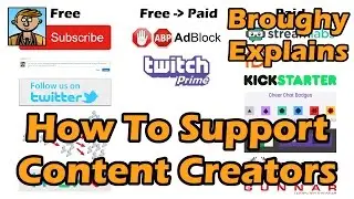 How To Support Your Favourite Youtubers/Streamers - Broughy Explains