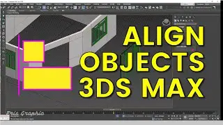 Align Objects 3ds Max - Normal Align, Tape Helper