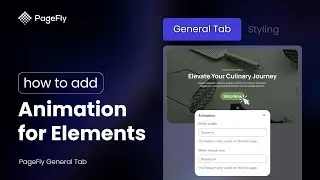 How to Add Animation in Shopify Pages using PageFly
