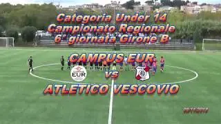 Under 14 Regionali 6° Campionato Campus Eur vs Atletico Vescovio Highlights