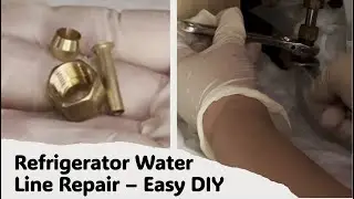 How to Install Brass Compression Fitting on Water Line