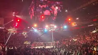 Chris Weidman makes the walk for his return at UFC 292 while the Boston Garden sings Tom Petty