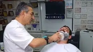 ASMR RELAXING BEARD TRIMMING WITH TURKISH BARBER MUNUR ONKAN