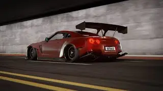 BLENDER Nissan GT-R animation