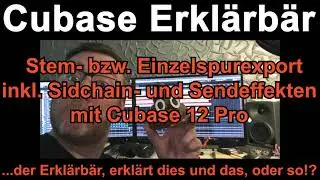 Stemexport inklusive Sidechaineffekt, seit Cubase 12 ganz einfach!