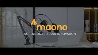 Maono A04 Computer Podcast Condenser Cardioid Metal Mic Kit with Professional Sound Chipset