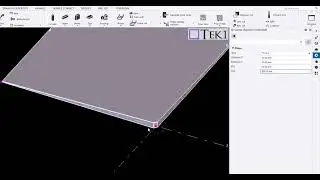 Tekla Basic - Learning Chamfer tool in Tekla