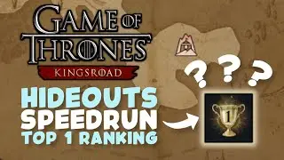 HIDEOUTS SPEEDRUN with KNIGHT for TOP 1 RANKING in Game Of Thrones: Kingsroad