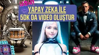 Yapay Zeka ile 5 dk'da İnanılmaz Bir Video Oluşturdum