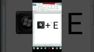 Shortcut Key To Open My Computer || #shorts