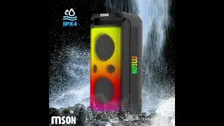 MSON Sonic Pro Powerful Bluetooth #partyspeaker  #waterproofspeaker