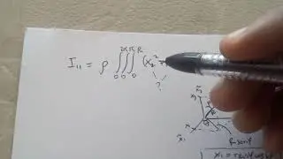 Tensor de Inercia de una esfera uniforme