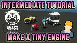 TINY Modular Engine Tutorial in Stormworks (Engineer Explains)