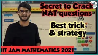 Secret to crack NAT question || IMPORTANT TIPS AND TRICKS|| IIT JAM Mathematics #trendingvideo #pyq