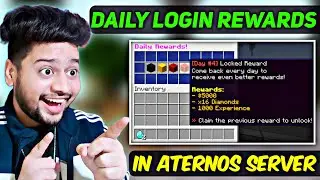 How To Add Free Daily Rewards in Aternos Server | How To Use Daily Rewards Plugin in Aternos (Hindi)