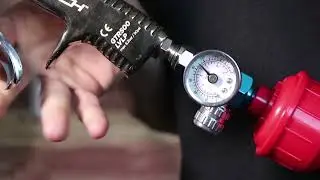 How to setup the correct working pressure on a spray gun for best performance