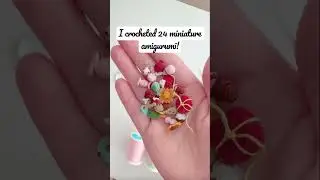 Tiny miniature crochet amigurumi! 