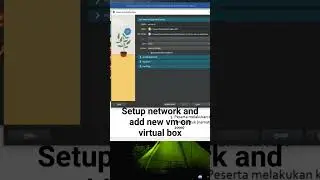 Setup network and add new vm on virtual box #kobar #pemula #belajarjaringan