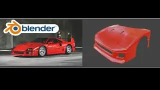 Learn Blender by modelling a Ferrari F40 - The Frontend - A New Beginning - Part 3