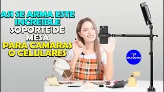 Instalación Fácil De Soporte De Mesa Con Brazo Extensible Para Cámaras