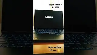 Lenovo Legion 5 (2021) Boot Time 😳