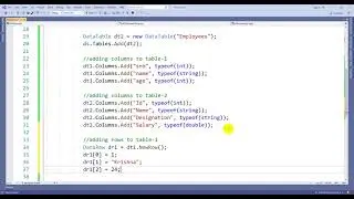 Mastering DataSets in C#.NET | DotNet Academy
