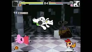 Wall-E & Blossom vs Doki & Peppa Pig