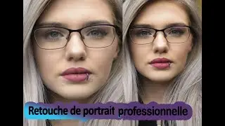 Retouche de protrait PROFESSIONNELLE avec photoshop 2021 ! C Facile ! Apprendre Photoshop 2021