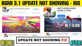 Bgmi 3.1 Update ios Not Showing Fix | Bgmi 3.1 IOS Update Download || Bgmi New Update