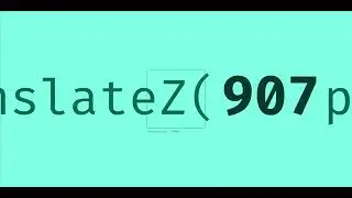 CSS transforms and perspective   Explained Visually 