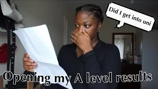 OPENING MY A-LEVEL RESULTS 2021 ON CAMERA | Did I get in?? my reaction