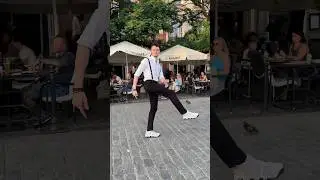 Moonwalk but the ground was rough 
