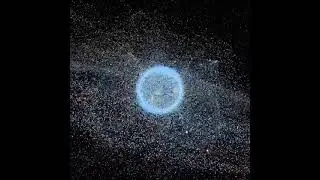 How is space debris distributed in Earth's orbit 💫🦋#technology #viral #shorts