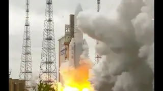 Запуск телескопа James Webb. Launch of the James Webb Telescope. 25.12.21.