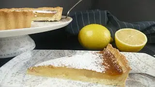 Shortbread Lemon Pie! Instant Lemon Tart!