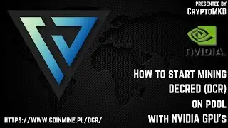 How to start mining Decred (DCR) on pool with NVIDIA GPU's