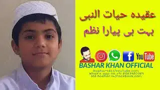 Aaqida Hayat un Nabi Beautiful Nazam ||  عقیدہ حیات النبی  ||